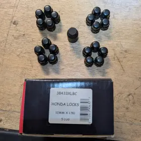 38433xlbc Gorilla Wheel Locks For Honda/acura Wheels Ball Seat