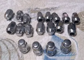 41138htx16 Gorilla 4 12x1.5 Heat Treated And 15 1.5 Rht Chrome Acorn Lug Nuts 12mm 1.50 3/4 Hex 20 To