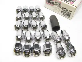91944ht Gorilla 6 Lug Nut Wheel Set 20 Acorn Bulge 4 Locking - 14mm X 1.50