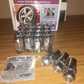26043sdx Gorilla Automotive 012619501038 16 Lugs 3 Locks Wheel Black 14mm X 1.50 Lug Nut D2
