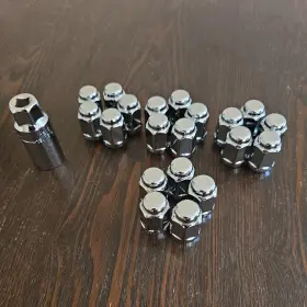 M14x1.5 Gorilla Automotive 1709 Chrome Lug Nuts Set Of 20 Brand New Wheel Lugs