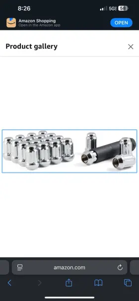 21133ht Gorilla Automotive 21183ht Small Diameter Acorn Chrome 5 Lug Kit 12mm X 1.50 Th