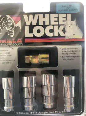 66681 Gorilla Automotive 1/2 Inch Wheel Lock Duplex Acorn