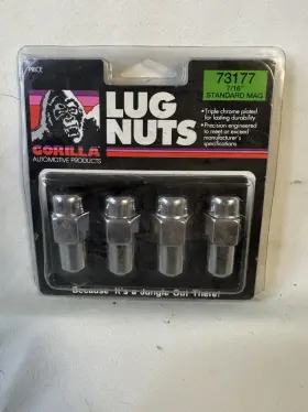 73177 Gorilla Automotive Lug Nuts Standard Mag Wheels 7/16 Inch Brand New