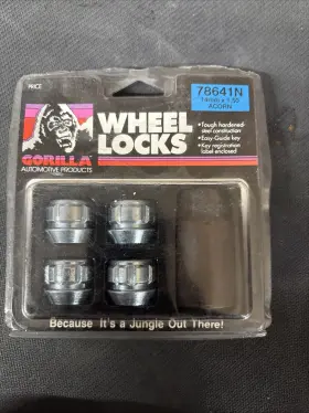 78641n Gorilla Automotive Acorn Open End Wheel Locks 14mm X 1.50 Thread Size