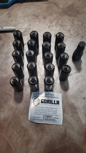 K5ct-14150bgr Gorilla Automotive 885463772738 5lug 14-1.50 Tuner Socket Lug Blk Gor