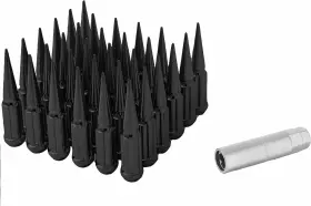 Spk8-14150b Gorilla Automotive 885463828305 New 8 Lug 14x1.5 Spike Install Kit Black - Freeship