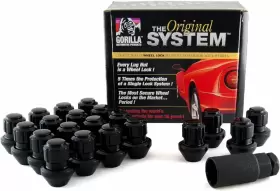 96643bdx Gorilla Automotive Black Factory Style Wheel Lock System 14mm X 1.50 Thread 20pk
