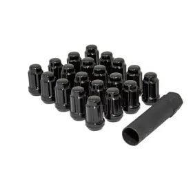 K5cs-00716bgr Gorilla Automotive Spline Lug Nut Kit M12x1.50 Black 20pc With Key