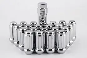 K5ts-00916gr Gorilla Automotive 20 Chrome Spline 5 Lug Install Kit 9/16 Fits 2002-2011 Dodge Ram 1500 Truck