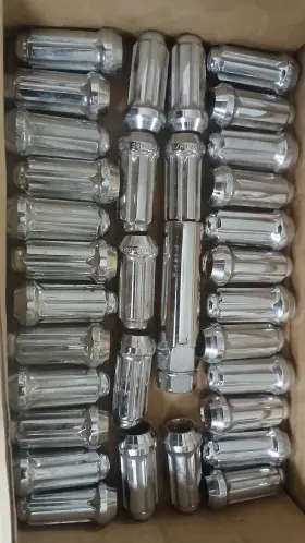 K5ts-14150gr Gorilla Automotive 32 14x1.5 Chrome Spline Lug Nuts For 2012-2022 Aftermarket Truck Rims