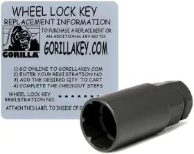 K6bs-14150x32bgr Gorilla Automotive Wheel Lug Nut For Dodge Mercedes-benz Vw