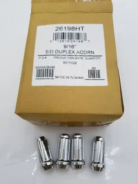 Oal-012619261987 Gorilla Automotive Products 26198hd Lot Of 60 26198ht Lug Nut 9/16 Inch X 18- 2
