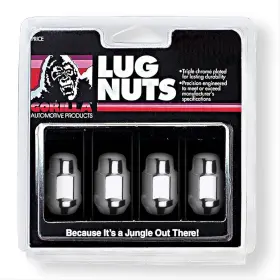 41177b Gorilla Automotive Products 4 Lugnuts Acorn Bulge 7/16