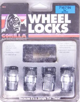 71681n Gorilla Automotive Products Wheel Lock 1/2 Acorn 4