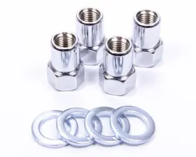 73077b Gorilla Automotive Products 4 Lugnuts Std Mag Open 7/16