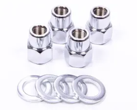 73077smb Gorilla Automotive Products 4 Lugnuts Short Mag Open 7/16