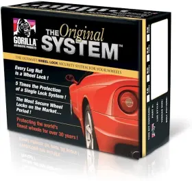 76604n Gorilla Automotive Products 24-pack The System 4-wheel Lug Nut Lock Kit Duplex A