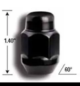 M14-1.5 Gorilla Automotive Products 91147bc 4-pack Lug Nut Clam Bulge Acorn Thread 13/1