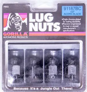 91187bc Gorilla Automotive Products 4 Lug Nuts 1/2in Acorn Bulge Seat