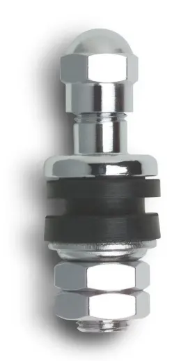 Vs402 Gorilla Automotive Products Valve Stem - Inner-mount Bolt-on Steel Chrome Set Of 100