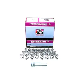 K6tos-14200gr Gorilla / 14x2 Chrome Open Truck Spline 6-lug Kit