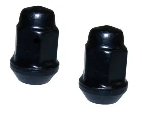 Gpr-4006956blk-k2 Gprdna Kit Of 2 Steel Black Coated Lug Nuts - For Jeep Wrangler Cherokee Grand