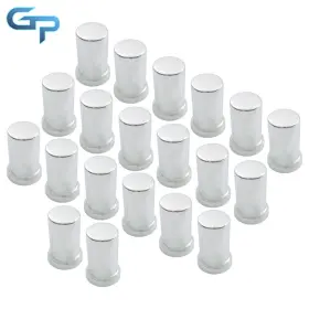Gre117230 Greatparts 20 33mm Lug Nut Covers Chrome Push On Style Plastic Tube 3 3/8 Inch