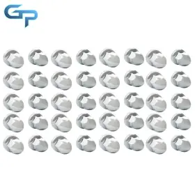 Gre117240 Greatparts 40 Pcs 33mm Chrome Lug Nut Covers Abs Plastic Push On Bullet For Semi Truck