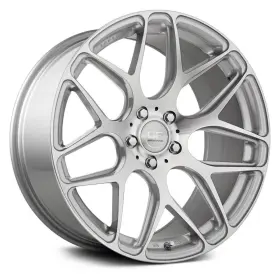 Gf0919855xx20s-51225 Ground Force Wheels Gf9 19x8.5 25 5x112 66.6 Silver Rims Set Of 4