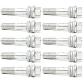 15255707 H&r 10 X Mercedes Type Movable Head Wheel Lug Bolts 15 1.25 57 Mm