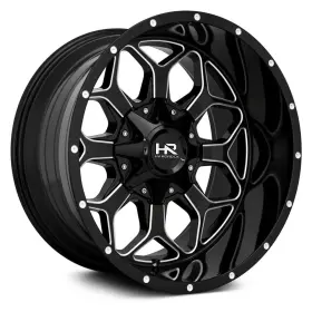 H712-209081000gbm Hardrock Offroad Wheels H712 Indestructible Wheel 20x9 8x165.1 Black Single Rim