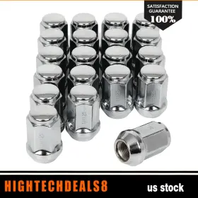 High118176t8 Hightechdeals8 20 12x1.25 Closed End Bulge Acorn Lug Nuts 35mm Tall 19mm Hex For Subaru Model