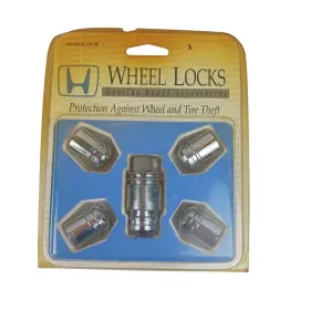08w42-s10-100 Honda Genuine Chrome Wheel Lock Set For Alloy Wheels Part # New
