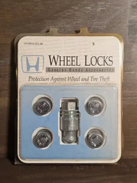 08w42-s9a-100 Honda Genuine Oem Exposed Wheel Lock Set Locks P/n