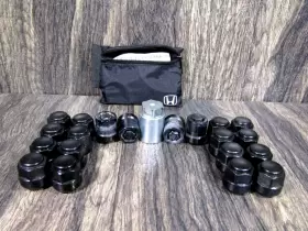 08w42-tg7-101a Honda Oem Black Lug Nuts And Wheel Lock Set Pilot Odyssey Ridgeline