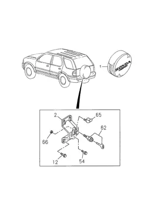 8-94183-694-1 Honda Genuine Bolt Lock Set
