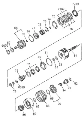 8-96016-669-0 Honda Genuine Wheel Parking Lock