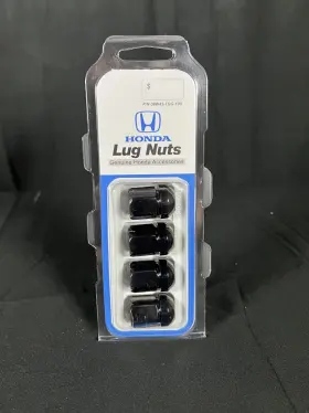 08w42-tgg-100 Honda Accessories Genuine Black Lug Nuts Accord Civic Cr-v Fit Hr-v Insight