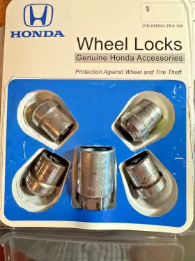 08w42-tk4-100 Honda Accessories Wheel Lock Oem
