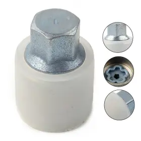 Hotsalecenter 320001464510 1 Pcs New Locking Wheel Nut Key Bolt Letter L For Audi Chrome-molybdenum Steel