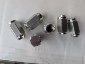 3581-130000 Hydrastar 6 Acorn Lug Nuts 1/2 Inch -20 Thread Truck Trailer Wheels 1.58 Stainless Steel 304