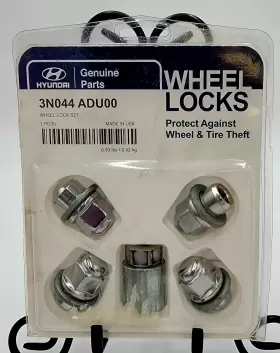 3n044-adu00 Hyundai 3n044adu00 Wheel Locks - 2014 15 16 Equus And 2015 Genesis Only