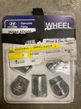 3no44-aduoo Hyundai Wheel Lock Set 3n044 Adu00