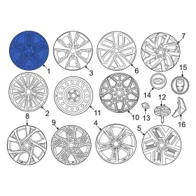 52910j9100 Hyundai Oe For Kona Electric 2019-2023 Wheel