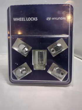Ub440-00501 Hyundai Oem Accessory Wheel Lock Set U844000501 Fits Most Models See Description
