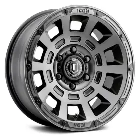 2817856350ssbt Icon Alloys Thrust Wheel 17x8.5 6 6x135 87.1 Black Single Rim