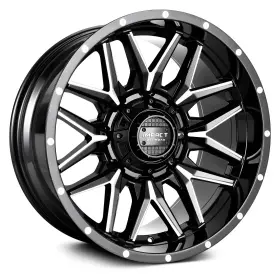 819gbx-21080-19 Impact Off-road 819 Wheels 20x10 -19 8x165.1 125.2 Black Rims Set Of 4