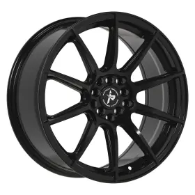 502gb-18819 Impact Racing 38 502 Wheels 18x8 5x105 73.1 Black Rims Set Of 4