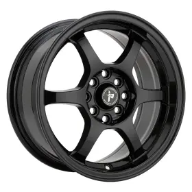 510gb-157014 Impact Racing 32 510 Wheels 15x7 5x114.3 73.1 Black Rims Set Of 4